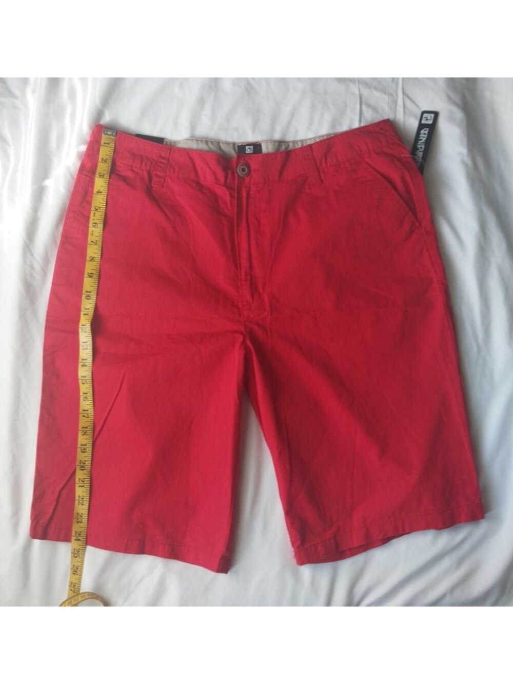 Ocean Current Chino Board Shorts Red Size 36 New - Picture 3 of 4